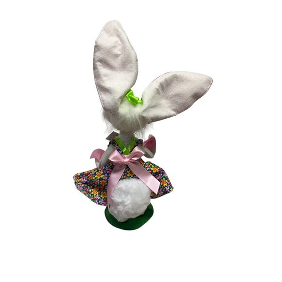 Annalee 2019 Easter Parade Girl Bunny 12" Rabbit Doll Spring Flowers Daisies NEW - Picture 6 of 8
